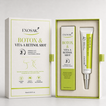 👨‍⚕️Clinically tested collagen repair system 🎁Botox & Vita-A Retinol Shot Wrinkle-Lift Tightening cream - Last Day Promotion 70% OFF