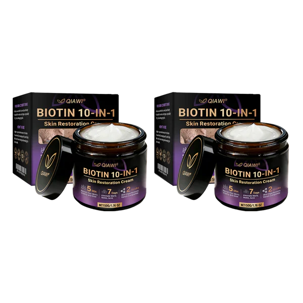Made and Shipped from USA ✨QIAWI® Biotin 10-in-1 Skin Restoration Cream 🍀
