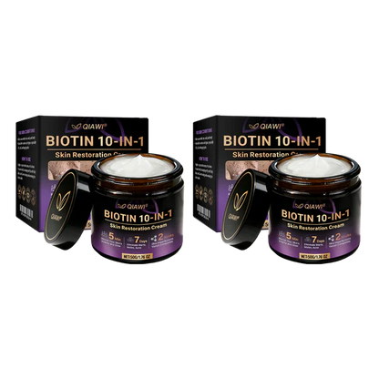 Made and Shipped from USA ✨QIAWI® Biotin 10-in-1 Skin Restoration Cream 🍀