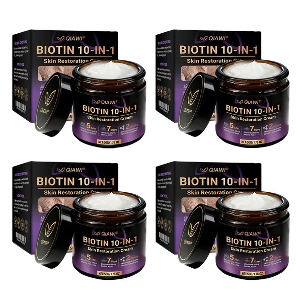 Made and Shipped from USA ✨QIAWI® Biotin 10-in-1 Skin Restoration Cream 🍀