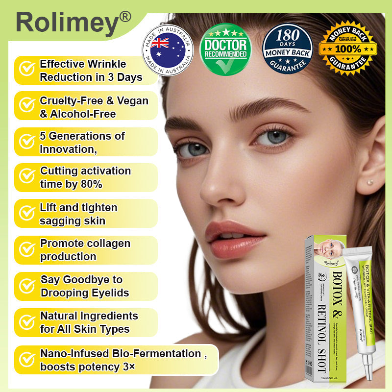 👨‍⚕️Clinically tested collagen repair system 🎁Botox & Vita-A Retinol Shot Wrinkle-Lift Tightening cream - Last Day Promotion 70% OFF