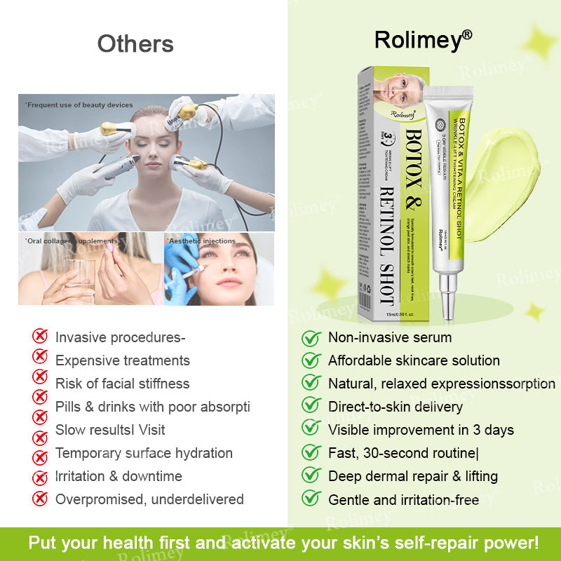 👨‍⚕️Clinically tested collagen repair system 🎁Botox & Vita-A Retinol Shot Wrinkle-Lift Tightening cream - Last Day Promotion 70% OFF