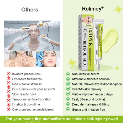 👨‍⚕️Clinically tested collagen repair system 🎁Botox & Vita-A Retinol Shot Wrinkle-Lift Tightening cream - Last Day Promotion 70% OFF