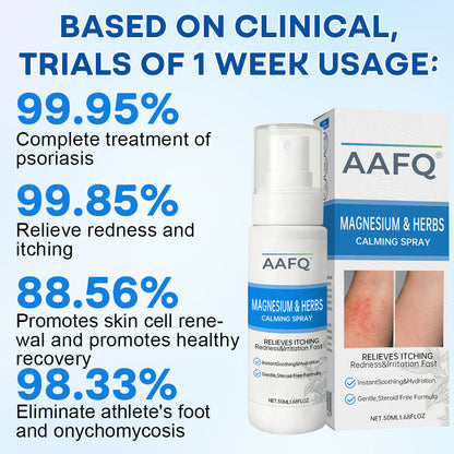🔥Final 3 Hours: 60% OFF:AAFQ® Magnesium & Herbs Calming Spray