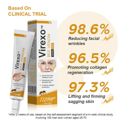 👨‍⚕️Clinically tested collagen repair system🎁 Bee Venom Wrinkle Removal Cream