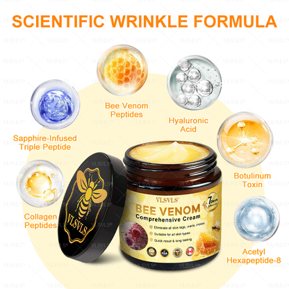VLSVLS® Bee Venom Comprehensive Cream  👑👑👑LAST DAY 80% OFF (Sagging Skin, Fine Lines, Loss of Firmness, Flat Bust, Drooping Hips, and More💎)