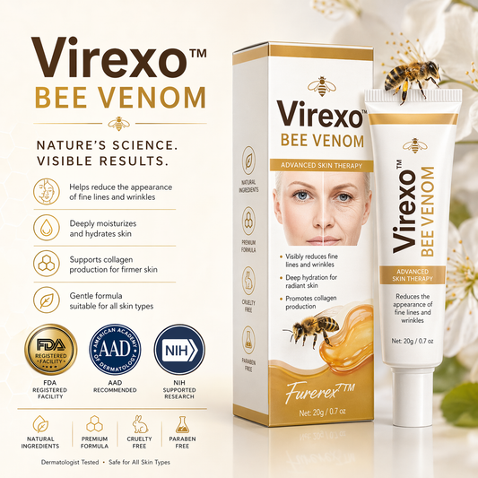 👨‍⚕️Clinically tested collagen repair system🎁 Bee Venom Wrinkle Removal Cream