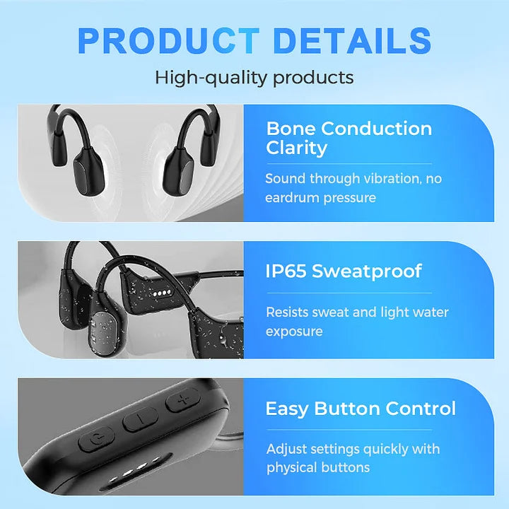 🏆Flash Sale⚡ 50K+ SOLD! Almost Gone-🔥Still Struggling to Hear Clearly? Try This Open-Ear Bone Conduction Headset