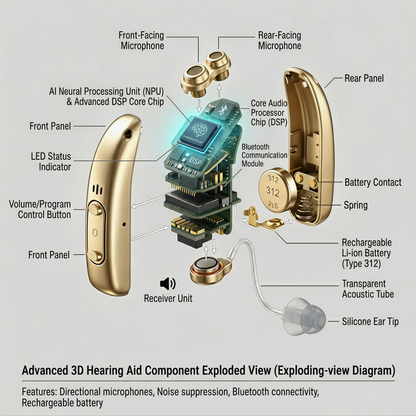 🏆 2026 Best Seller - Pryxo™ Smart hearing aids