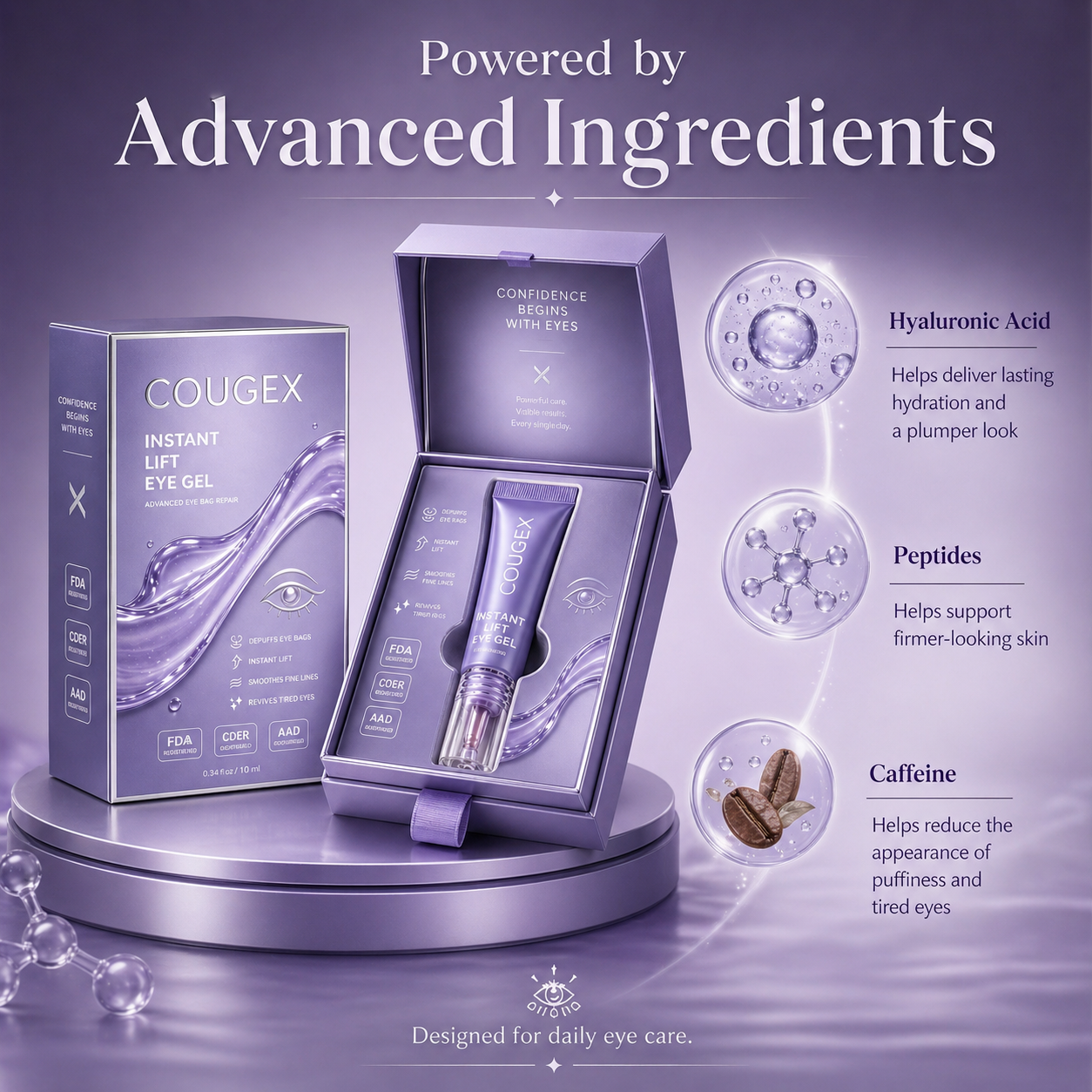 🎁Mother's Day Special 60% OFF🔥 Instant Lift Eye Gel for Puffiness, Bags & Dark Circles(𝑽𝒊𝒔𝒊𝒃𝒍𝒆 𝑹𝒆𝒔𝒖𝒍𝒕𝒔 𝒊𝒏 𝑱𝒖𝒔𝒕 5 𝑴𝒊𝒏𝒖𝒕𝒆𝒔)